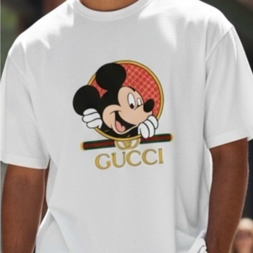 Luxury Inspired Cartoon Graphic T-Shirt White Casual Unisex Tee
